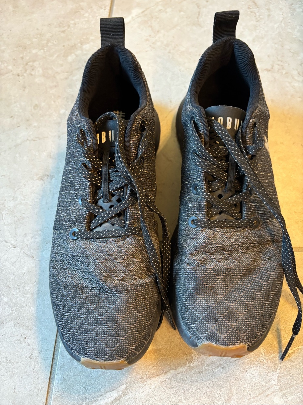 NOBULL Black Women's Athletic Knit Sneakers